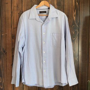 Tasso Elba Blue Button Up Shirt